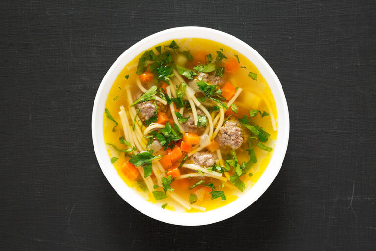 Leberknoedel suppe